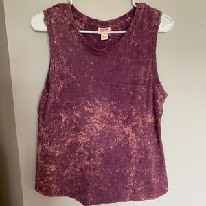 Artfully Bleached Tank Top From Mossimo